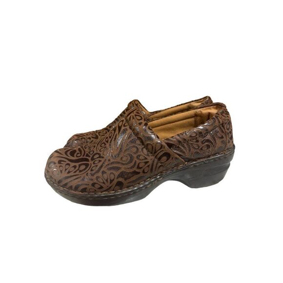 B.O.C Born Leather Paisley Clog Comfort Sz 8.5 Womens - Picture 1 of 9